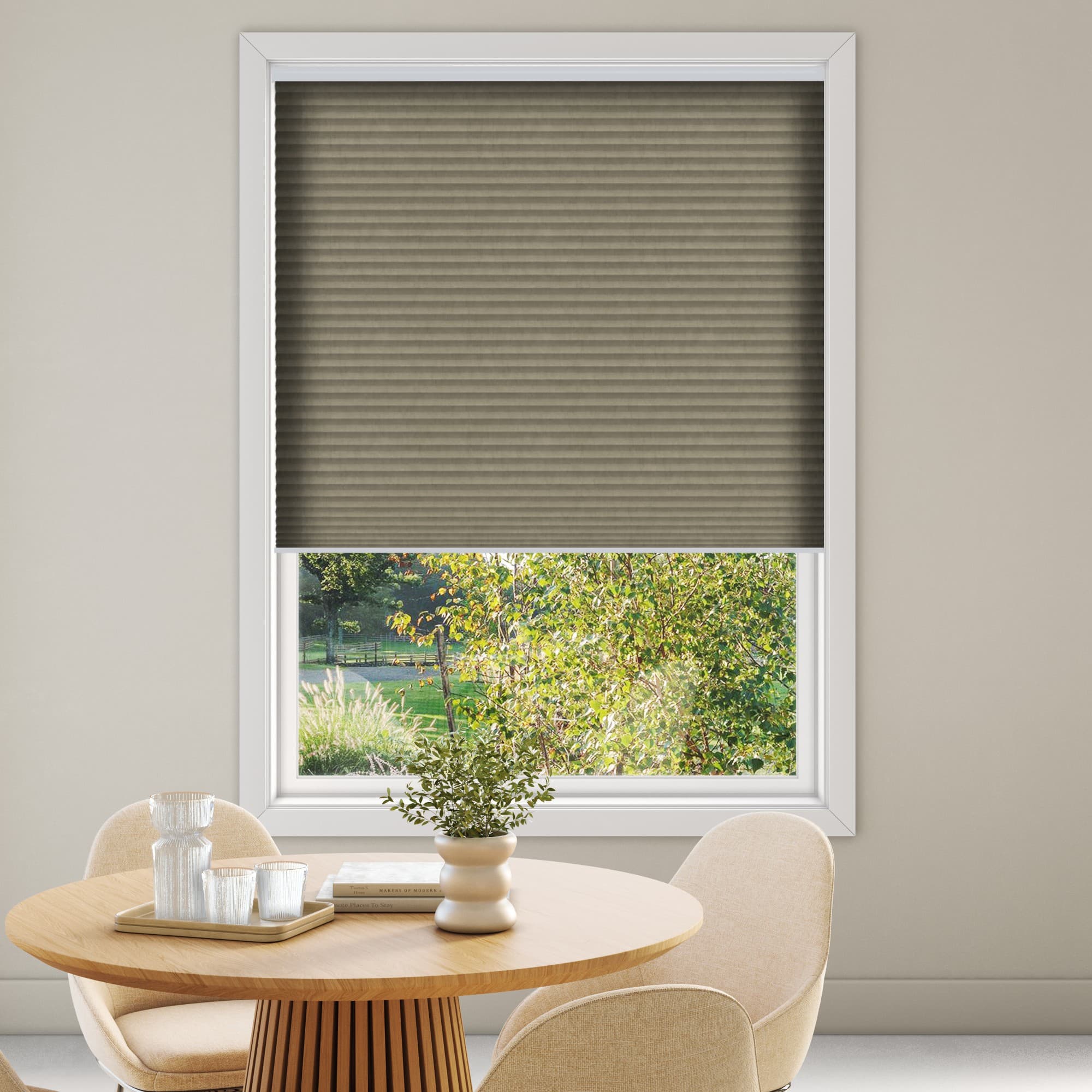 Opal Crush Topar® Plus Re-Life 1584 Pleated Blind