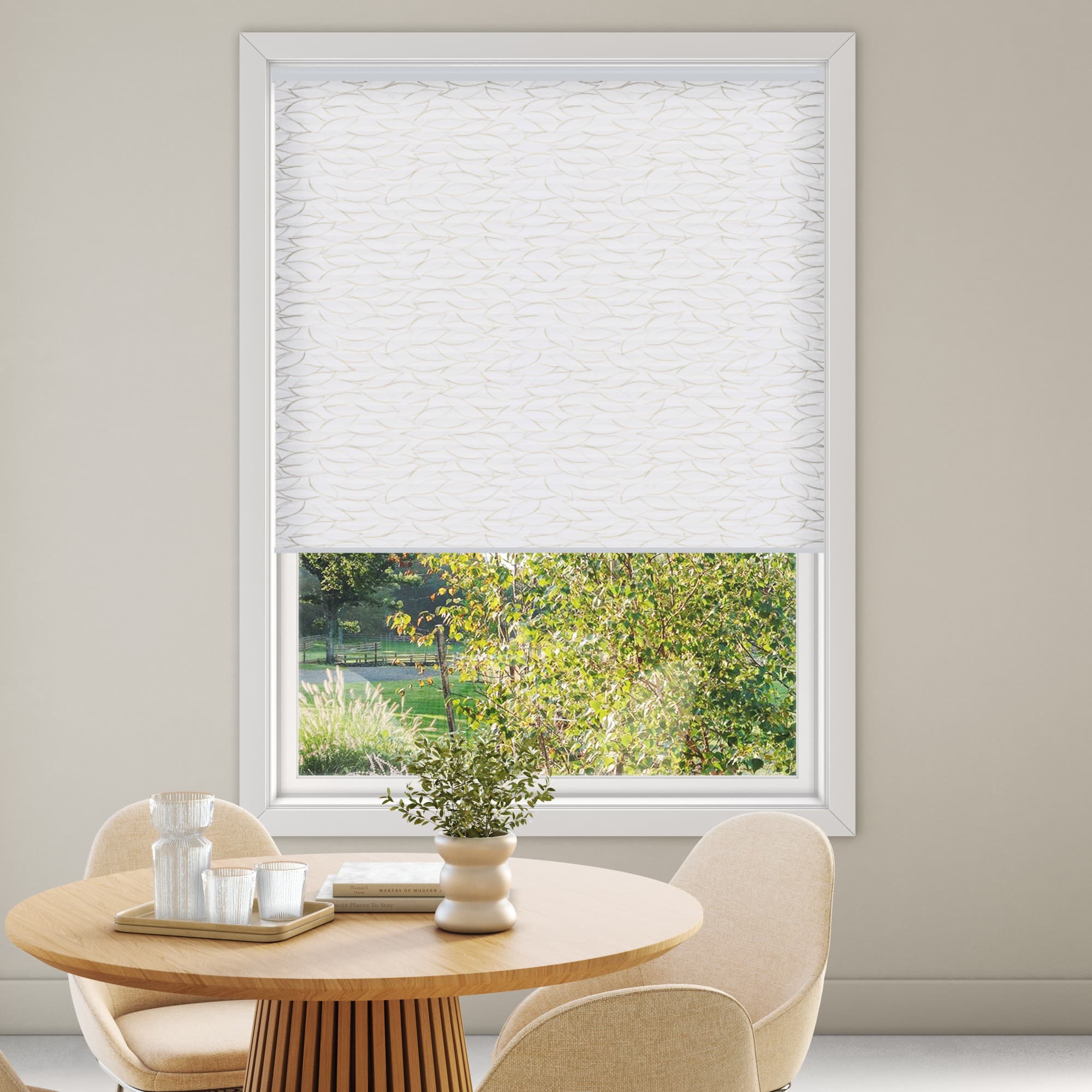Leaves 2299 Pleated Blind