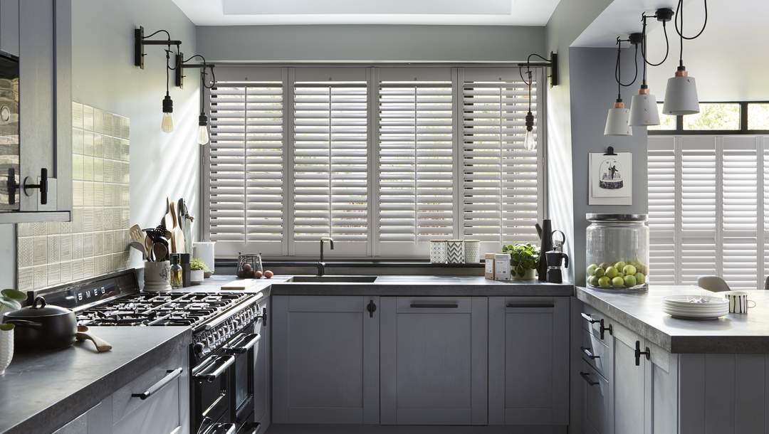 Witte Shutters voor in de keuken