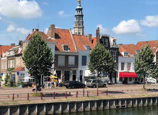 Raamdecoratie in Middelburg