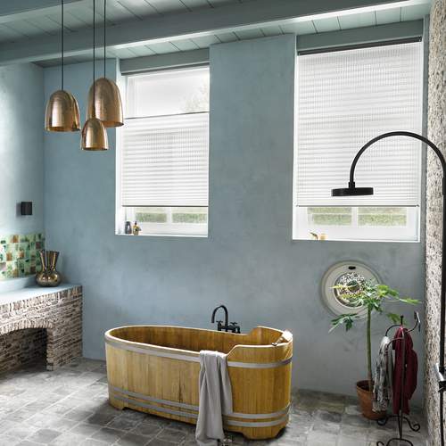 Plisse shades met StainStop®