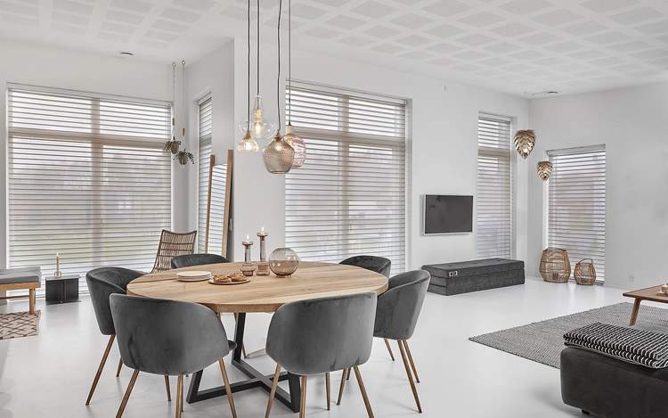 Luxaflex® Silhouette® Shades – Foto met dank aan Luxaflex Scandinavia